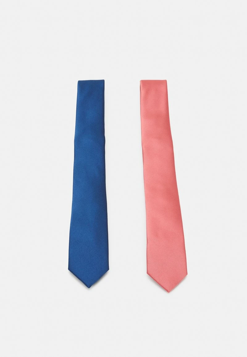 Pier One Hombre 2 PACK - Corbata - Blue/pink