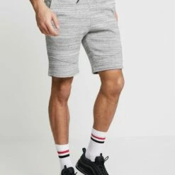 Pier One Shorts - Mottled Light Grey, Hombre
