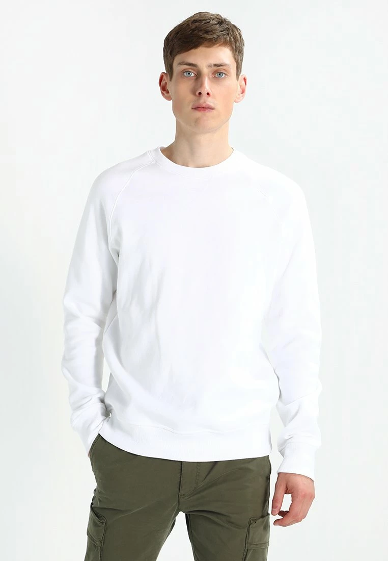 Pier One Sudadera - White, Hombre