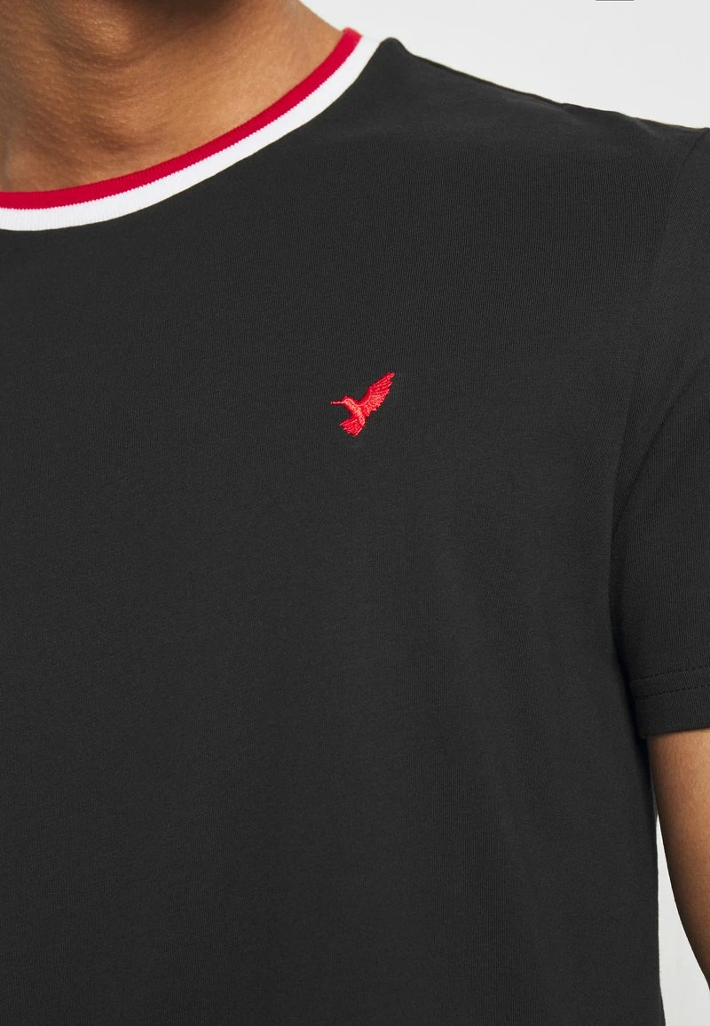 Pier One Hombre Camiseta Básica - Black - Imagen 6