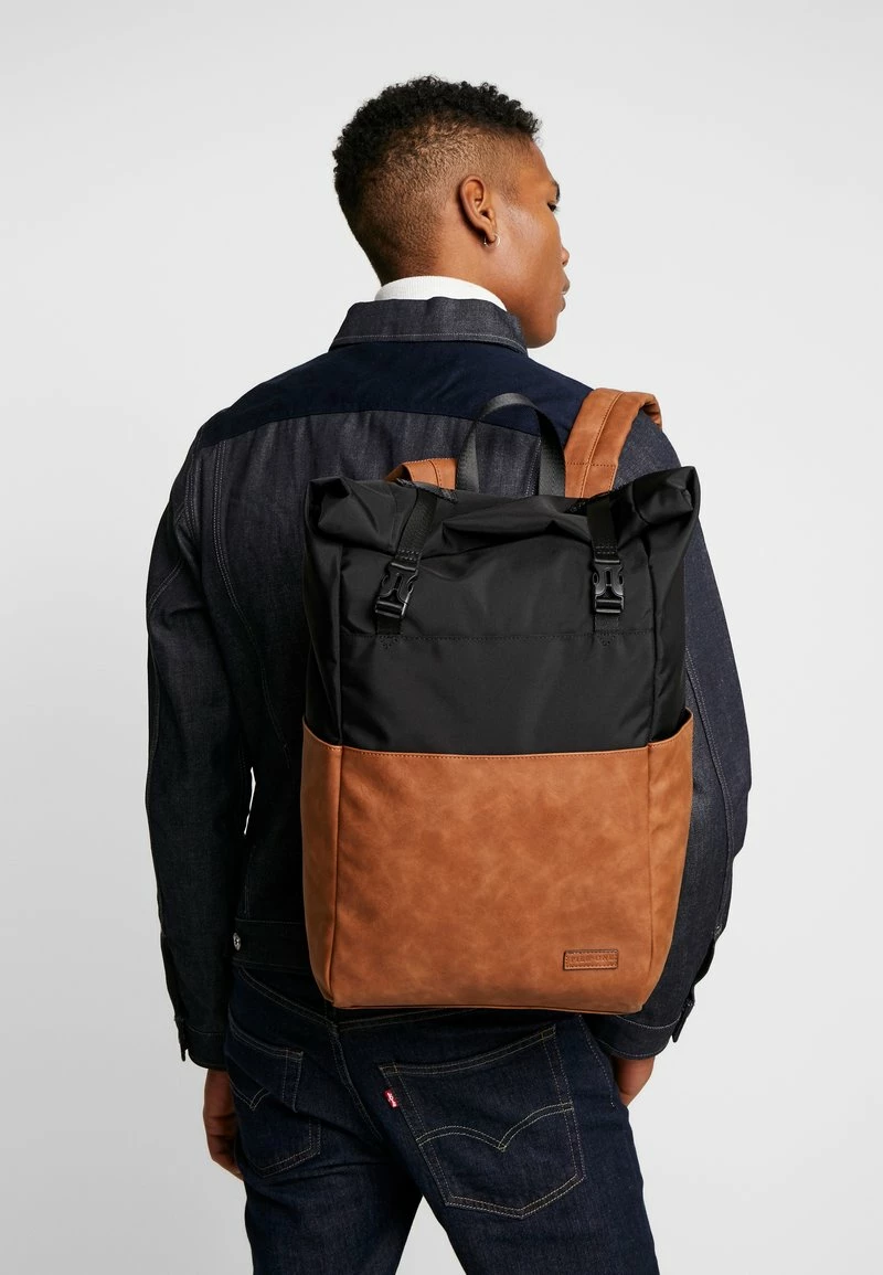 Pier One Unisexo UNISEX - Mochila - Brown/black - Imagen 2