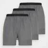 Pier One Hombre 3 PACK - Boxer - Dark Grey/black