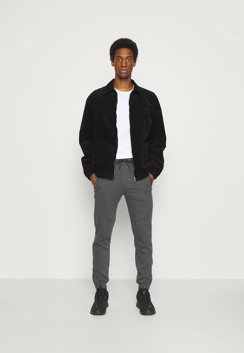 Pier One Hombre Pantalones Deportivos - Mottled Dark Grey - Imagen 2