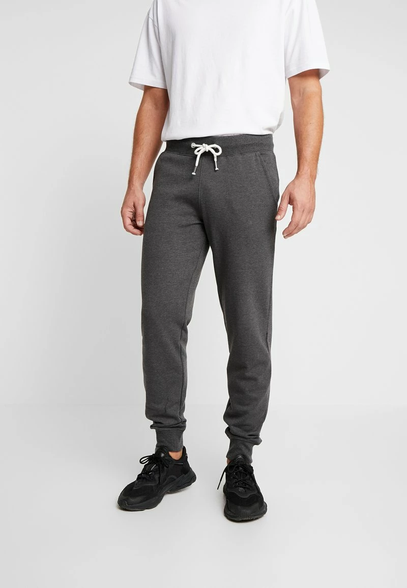 Pier One Hombre Pantalones Deportivos - Mottled Dark Grey