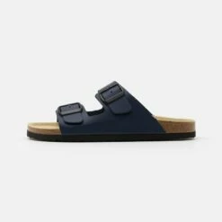 Pier One Hombre UNISEX - Pantuflas - Dark Blue
