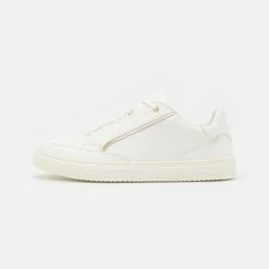 Pier One Hombre Zapatillas - White/gold-coloured