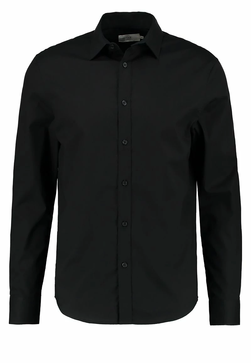 Pier One Hombre Camisa Elegante - Black - Imagen 4