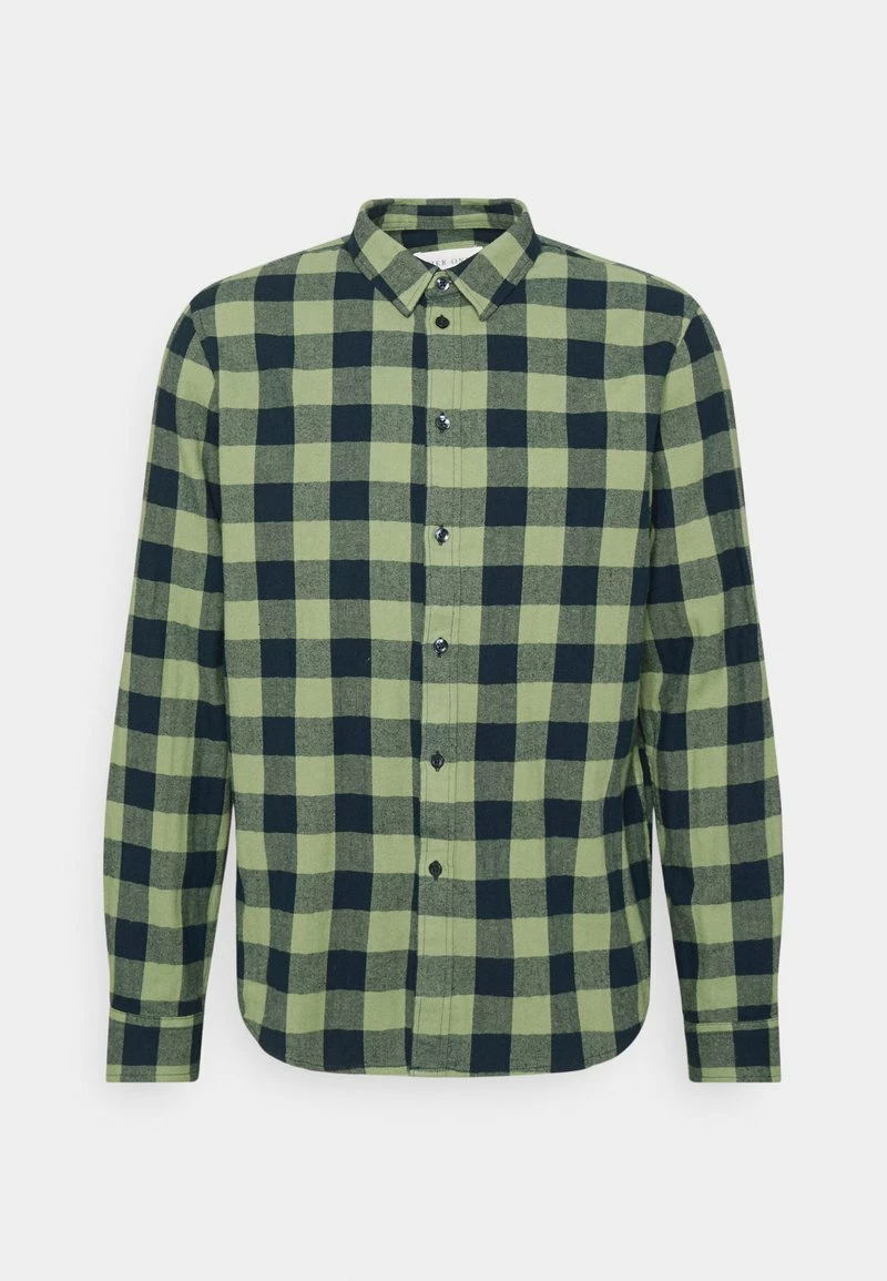 Pier One Hombre Camisa - Dark Blue/green