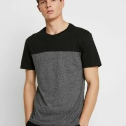 Pier One Hombre Camiseta Estampada - Black