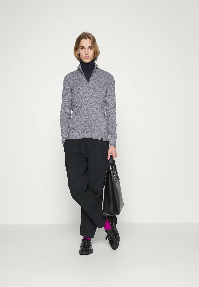 Pier One Hombre Jersey De Punto - Mottled Grey - Imagen 2