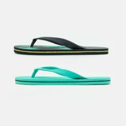 Pier One 2 PACK - Chanclas De Dedo - Dark Blue/green, Hombre