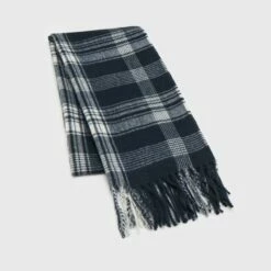 Pier One Unisexo UNISEX - Bufanda - Black/white