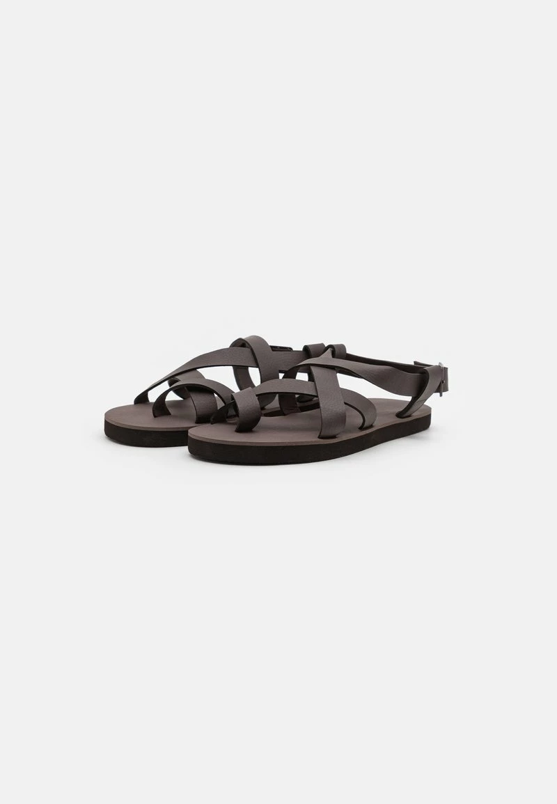 Pier One Hombre Sandalias De Dedo - Dark Brown - Imagen 2
