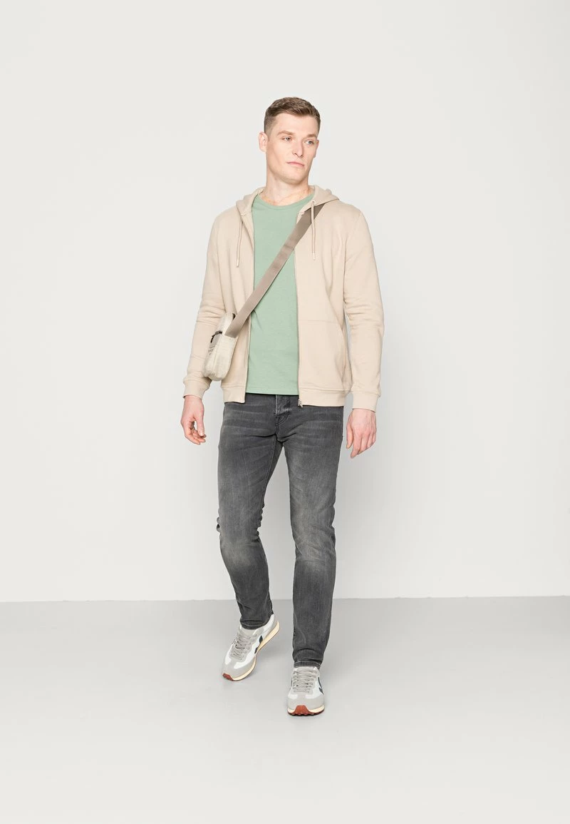 Pier One Hombre Sudadera Con Cremallera - Tan - Imagen 2