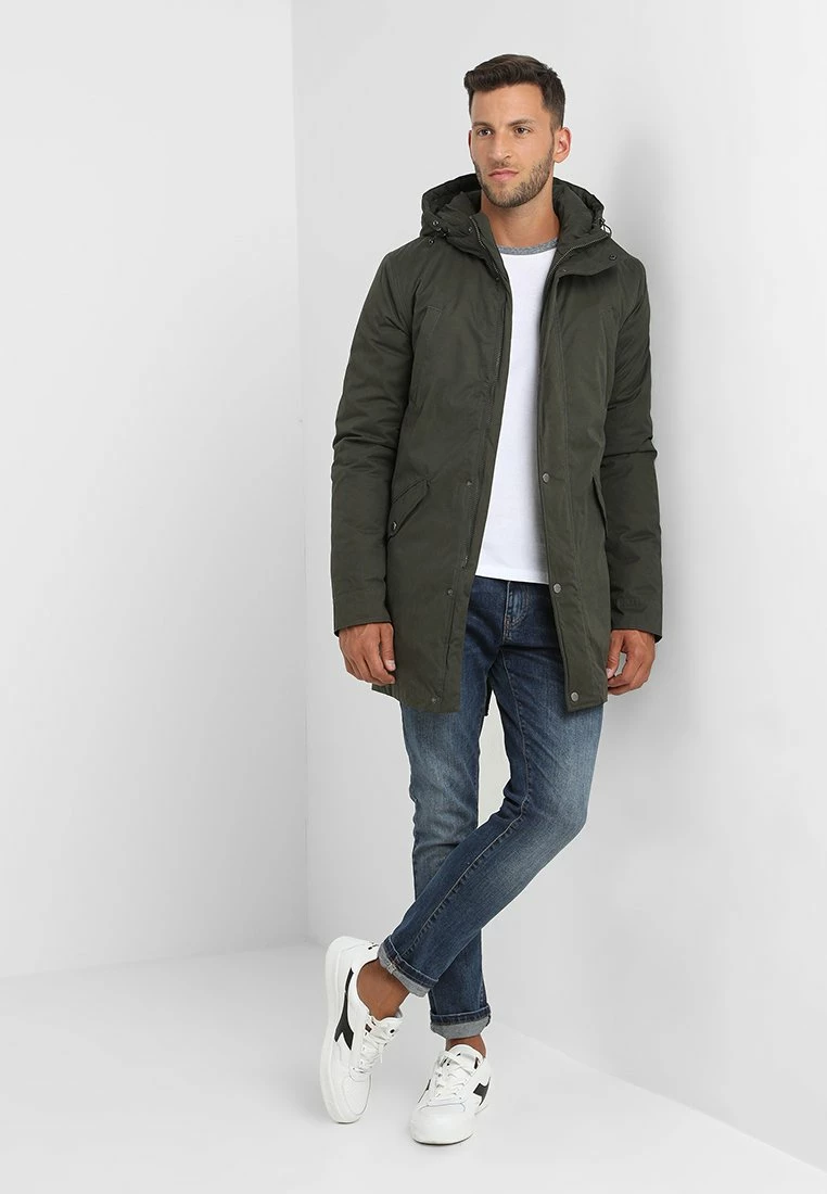 Pier One Hombre Parka - Dark Green - Imagen 2