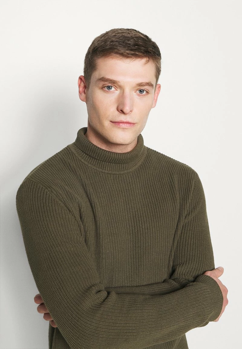 Pier One Hombre Jersey De Punto - Olive - Imagen 5