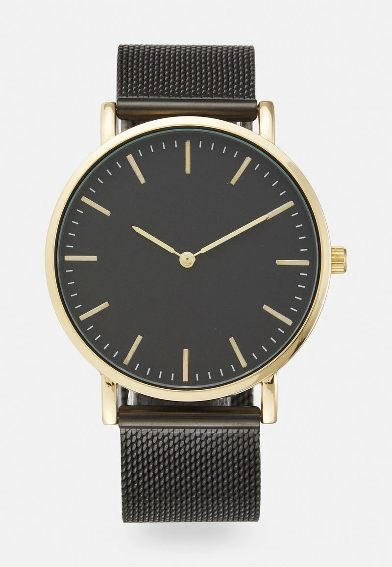Pier One Unisexo Reloj - Black/goldcoloured