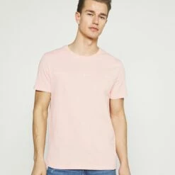 Pier One Hombre Camiseta Estampada - Pink