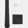 Pier One Hombre SET - Pañuelo De Bolsillo - Black