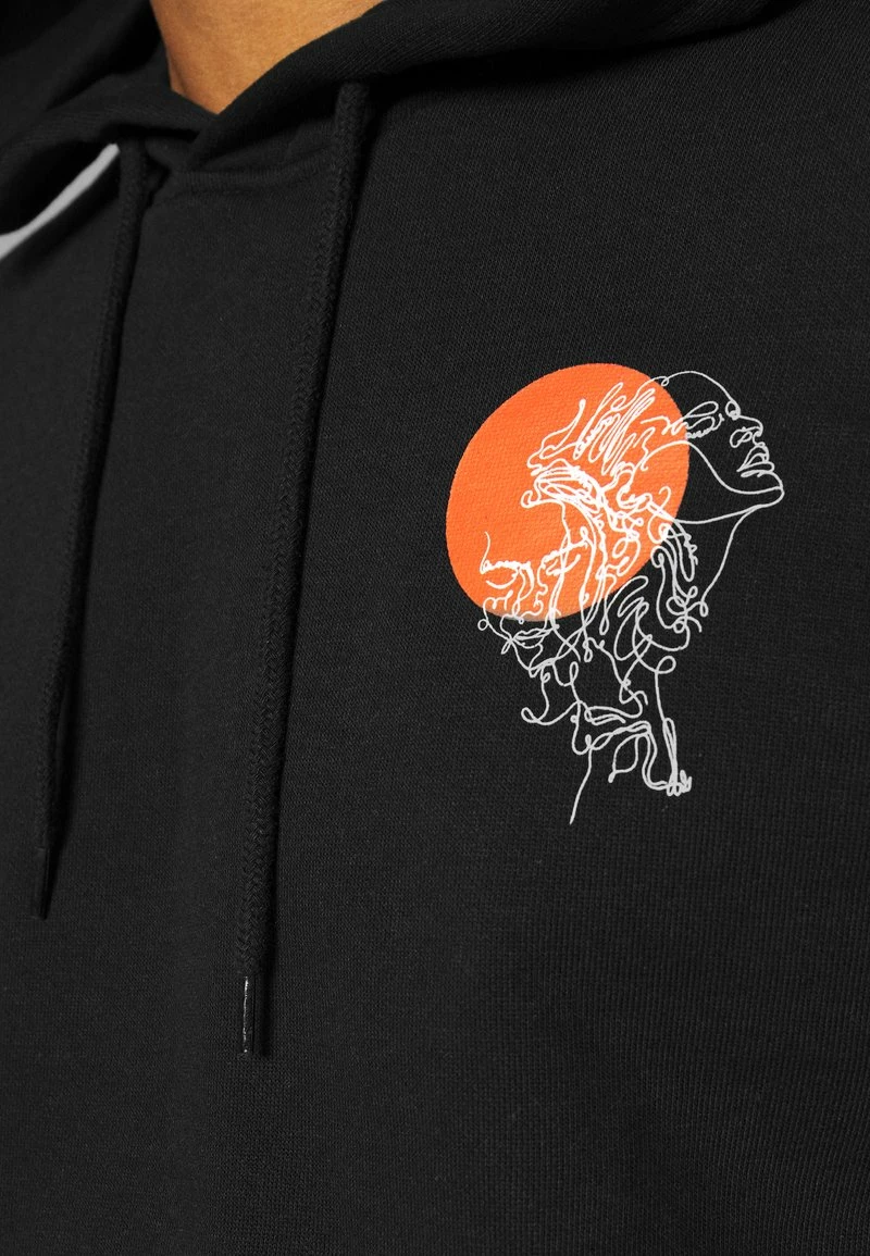 Pier One Hombre Jersey Con Capucha - Black - Imagen 5