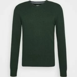 Pier One Hombre Jersey De Punto - Mottled Dark Green