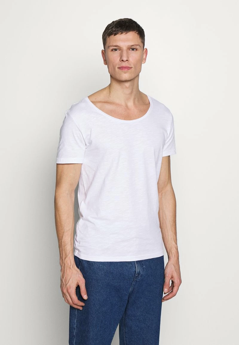 Pier One Hombre Camiseta Básica - Bright White