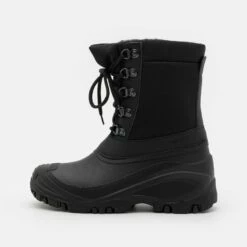 Pier One Unisexo UNISEX - Botas Para La Nieve - Black