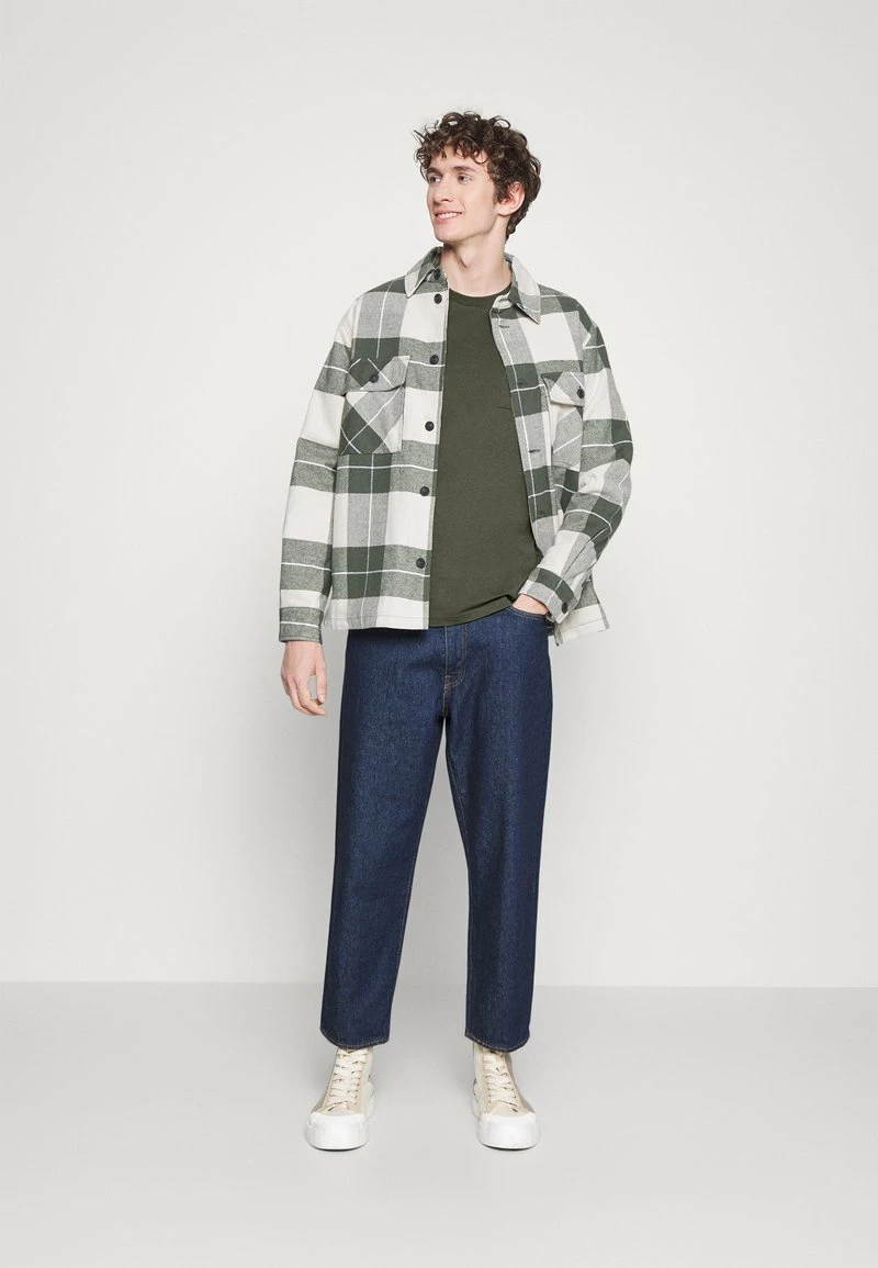 Pier One Hombre Camiseta De Manga Larga - Dark Green - Imagen 2