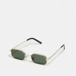 Pier One Unisexo UNISEX - Gafas De Sol - Gold-colured/ Green
