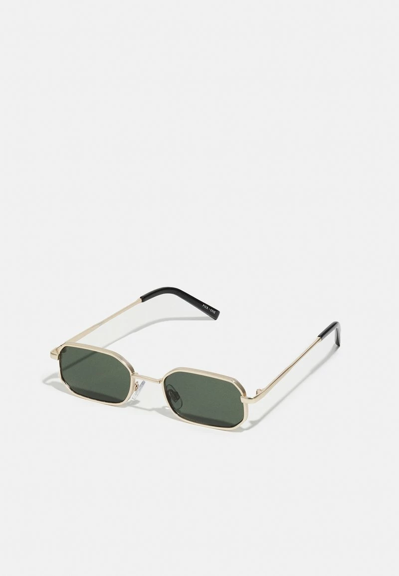 Pier One Unisexo UNISEX - Gafas De Sol - Gold-colured/ Green