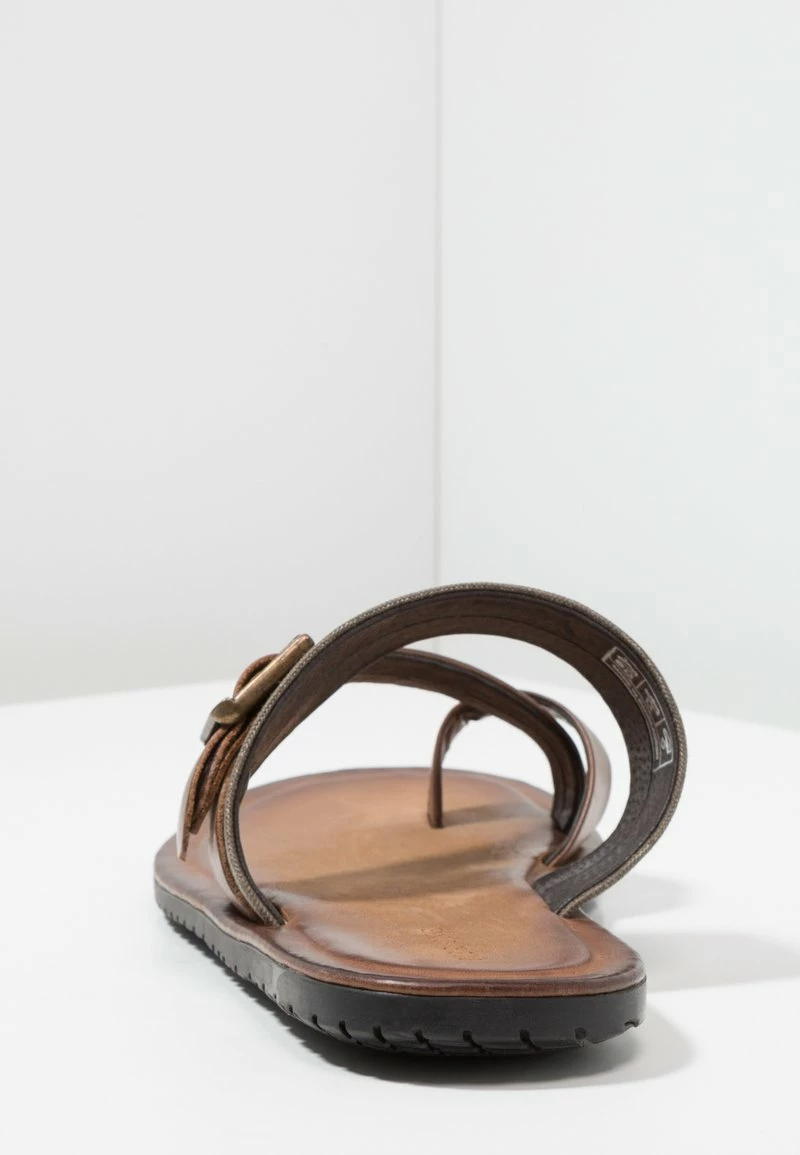 Pier One Hombre Sandalias De Dedo - Cognac - Imagen 4