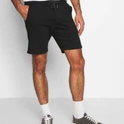 Pier One Shorts - Black, Hombre