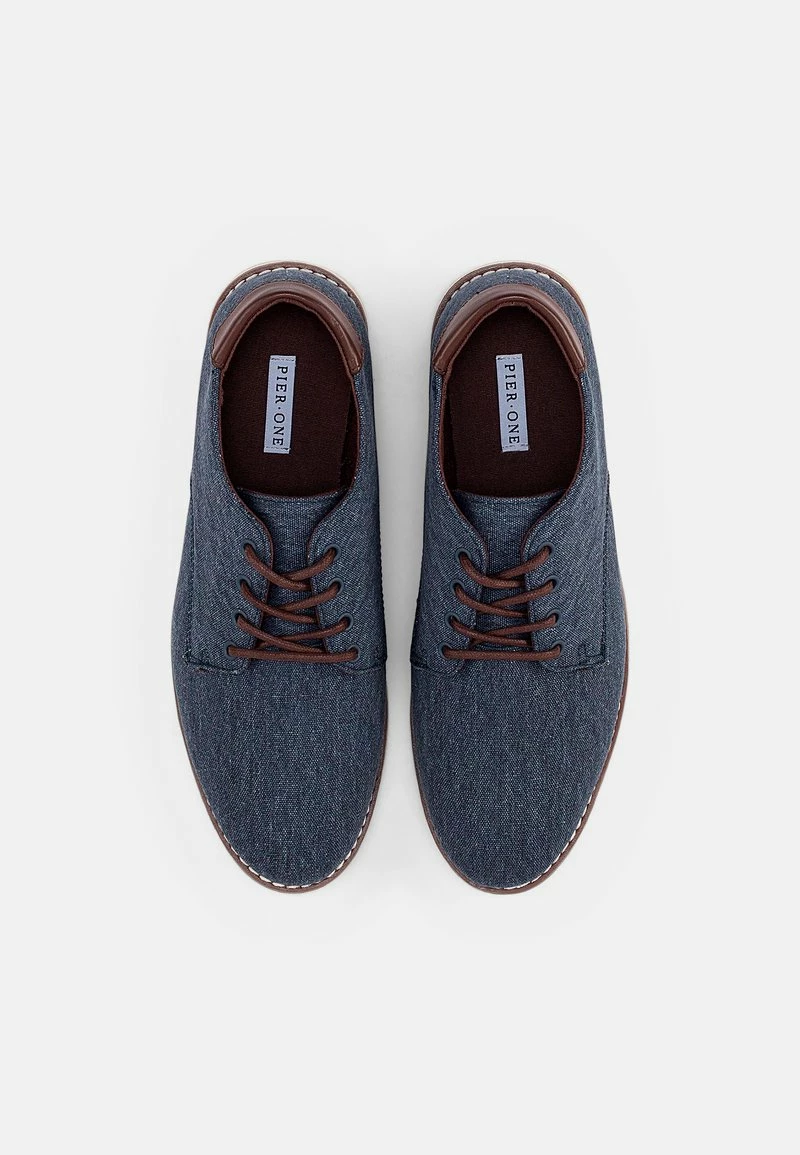 Pier One Hombre Zapatos De Vestir - Blue - Imagen 4