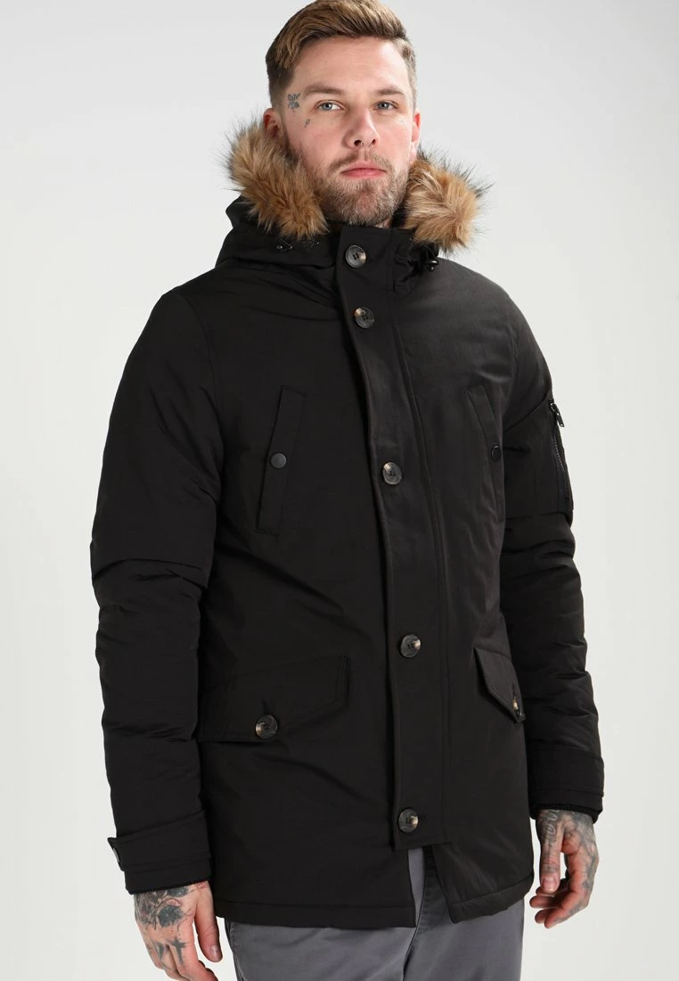 Pier One Hombre Parka - Black - Imagen 4
