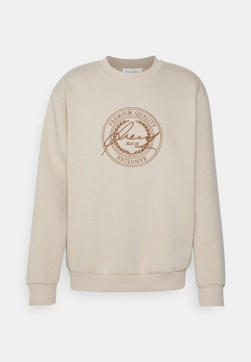 Pier One Hombre Sudadera - Beige - Imagen 5