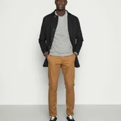 Pier One Hombre 2er Pack CREW NECK - Sudadera - Mottled Light Grey/black