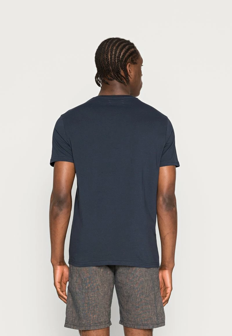 Pier One Hombre Camiseta Estampada - Dark Blue - Imagen 3
