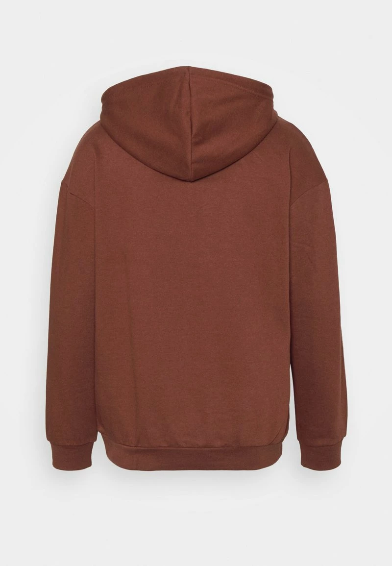 Pier One PLAIN SKATER HOODY - Jersey Con Capucha - Brown, Hombre - Imagen 2