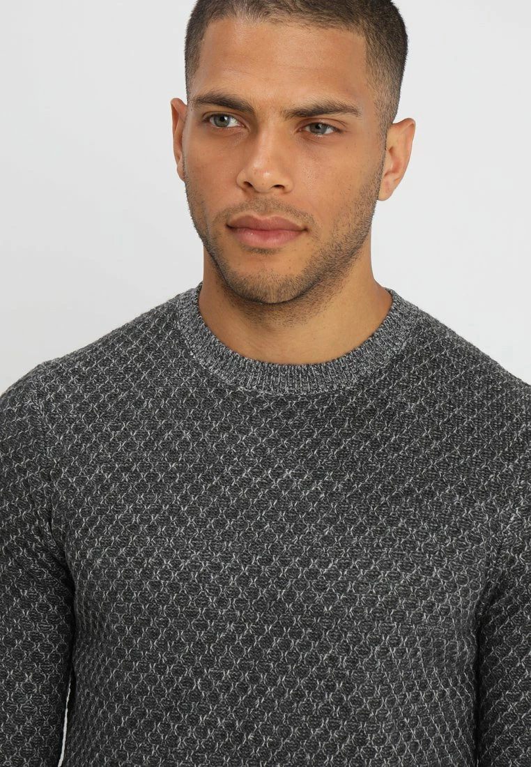 Pier One Hombre Jersey De Punto - Mottled Grey - Imagen 4