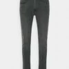 Pier One Hombre SLIM - Vaqueros Tapered - Grey Denim