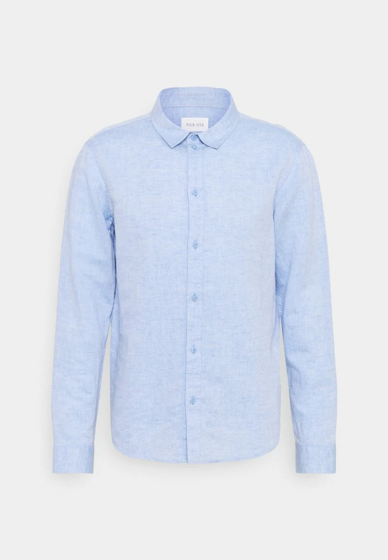 Pier One Hombre Camisa - Mottled Blue - Imagen 6