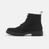 Pier One Hombre Botines Con Cordones - Black