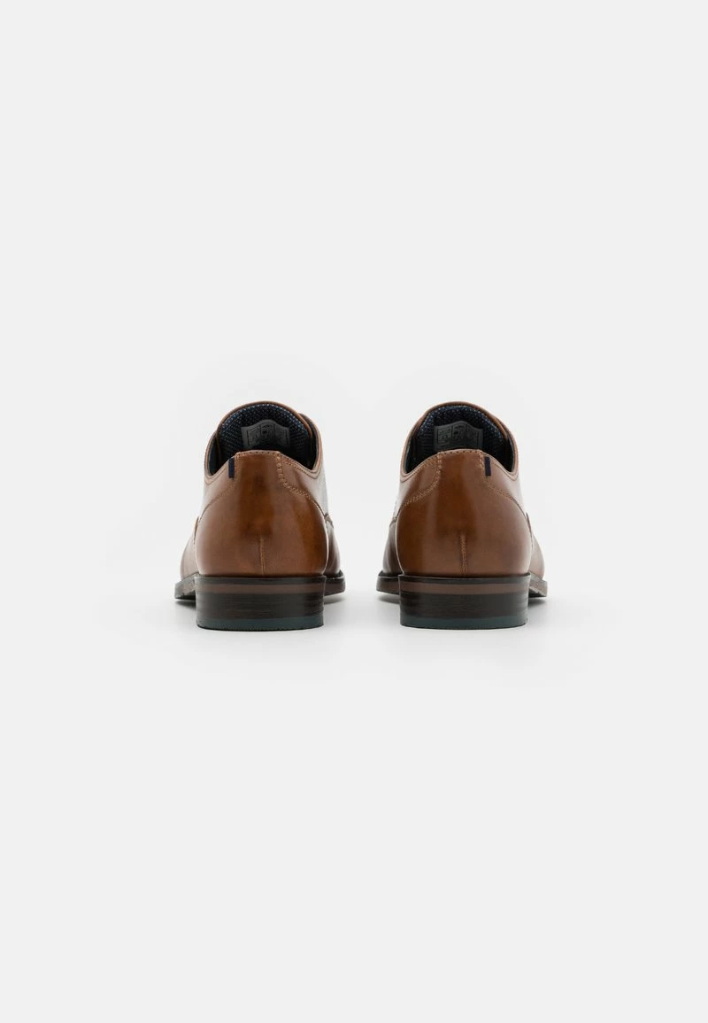 Pier One Hombre LEATHER - Mocasines - Cognac - Imagen 3