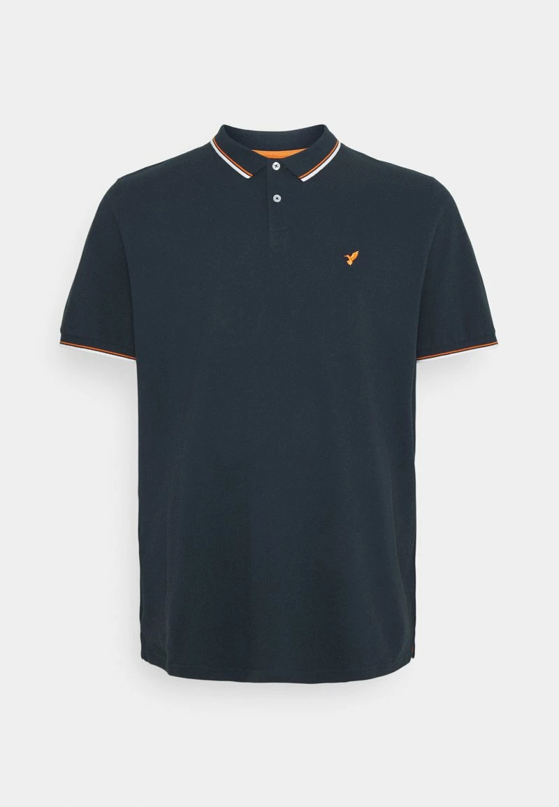 Pier One Hombre Polo - Dark Blue/orange