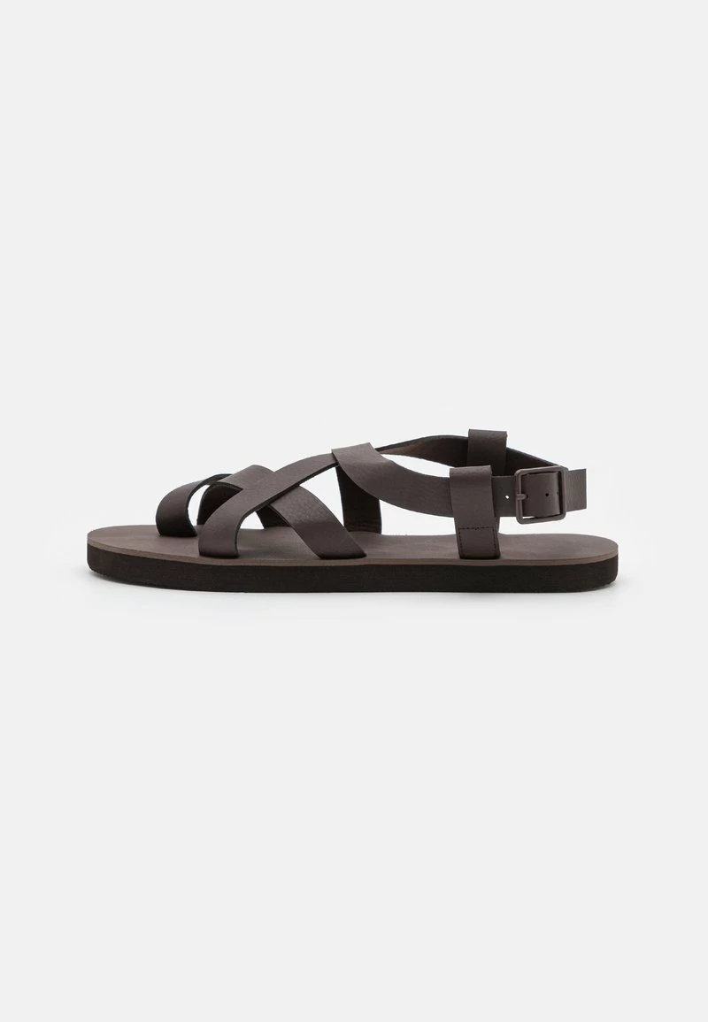 Pier One Hombre Sandalias De Dedo - Dark Brown