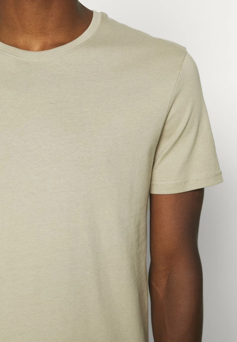 Pier One Hombre 5 PACK - Camiseta Básica - White/dark Grey/black - Imagen 7