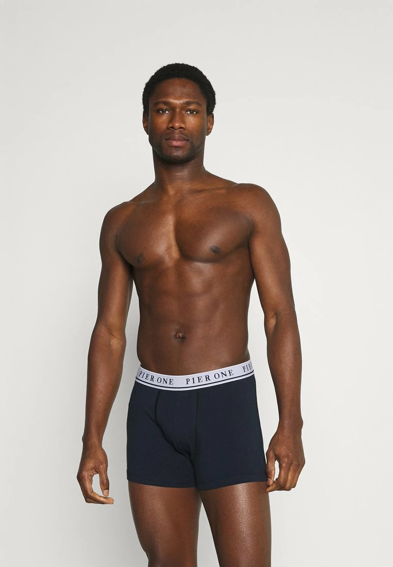 Pier One Hombre 5 PACK - Culotte - Dark Blue/off-white