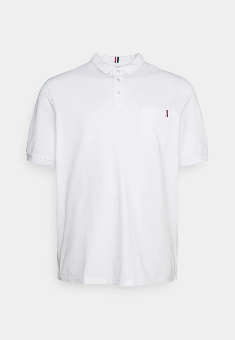 Pier One Hombre TRICLORE TRIM - Polo - White