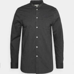 Pier One Hombre Camisa - Mottled Dark Grey