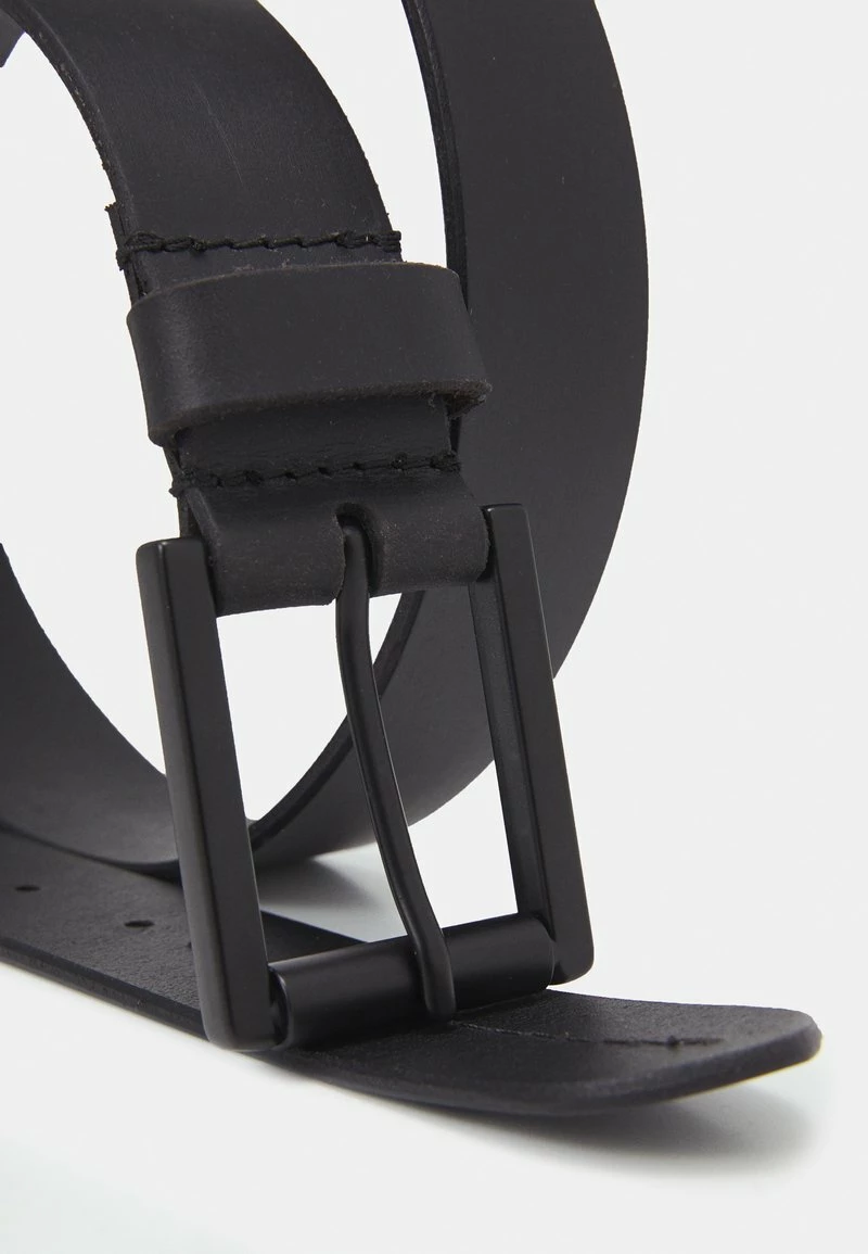 Pier One Hombre LEATHER - Cinturón - Black - Imagen 3